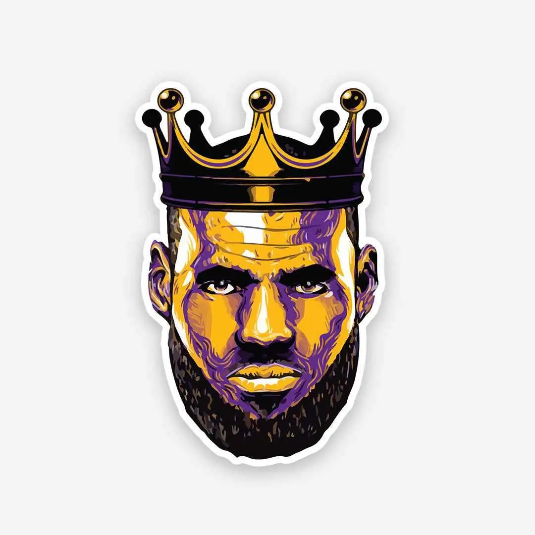 King Lebron Sticker 1
