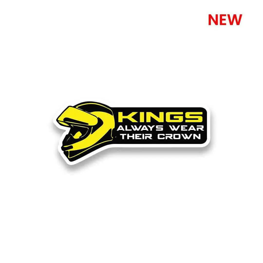 Kings Always Wear Their Crown Sticker 1