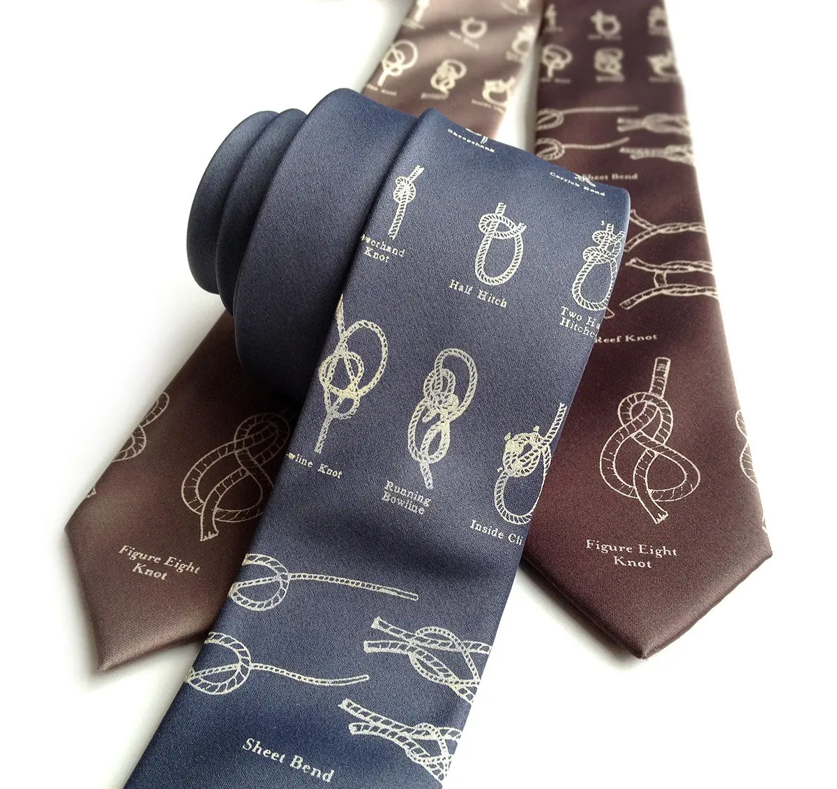 Knot Tying Diagram Necktie. "Knotical" Tie 1