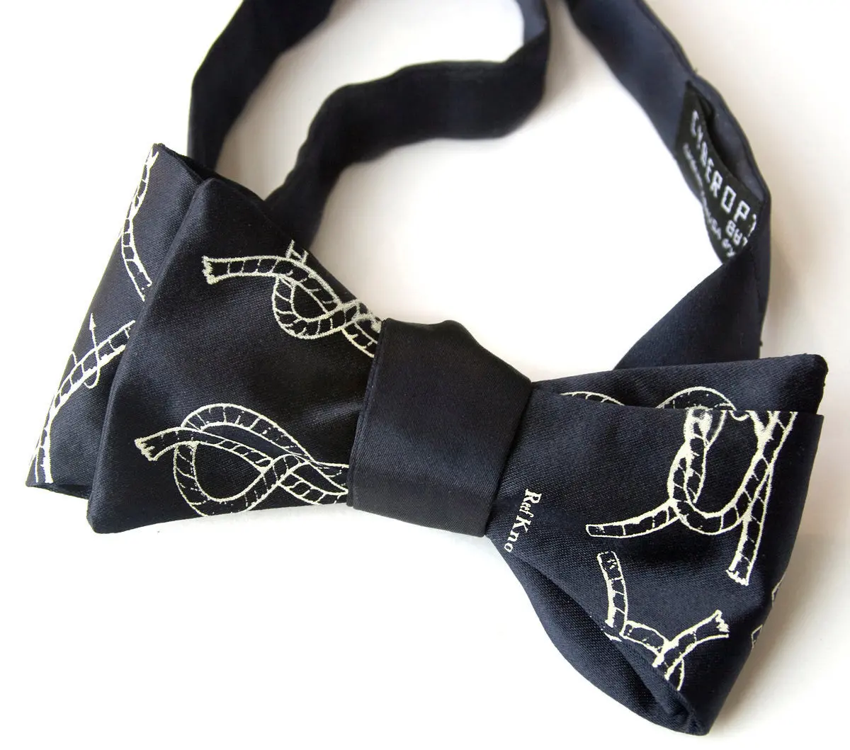 Knot Tying Diagram Bow Tie. "Knotical" Sailing Knots. 1