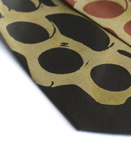 Knuckle Sandwich Silk Necktie 1