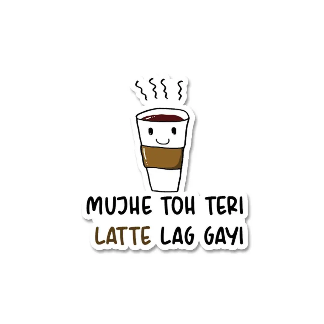 Latte Lag Gayi Sticker 1