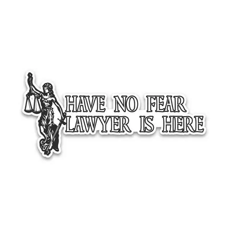Lawyer Is Here Bumper Sticker 2
