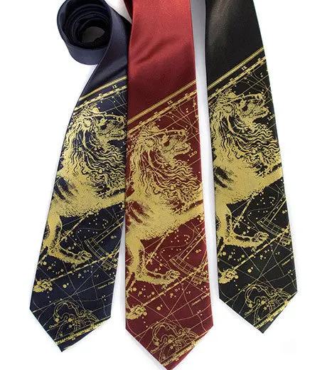 Leo The Lion Silk Necktie 1