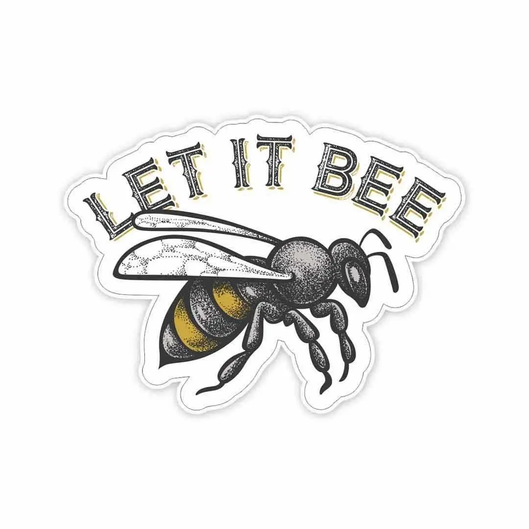 Let It *Bee Sticker 1