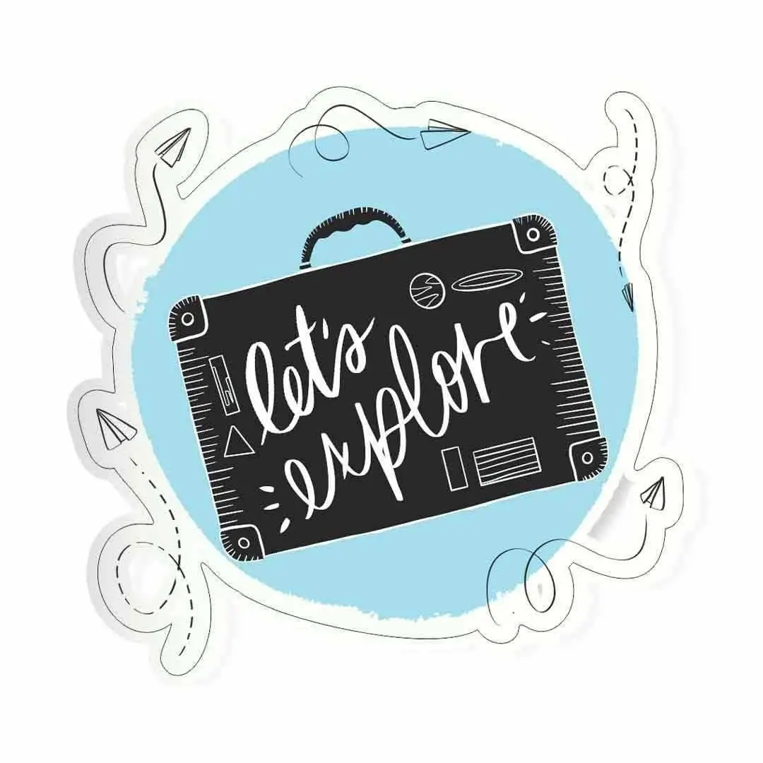 Let's Explore Sticker 1