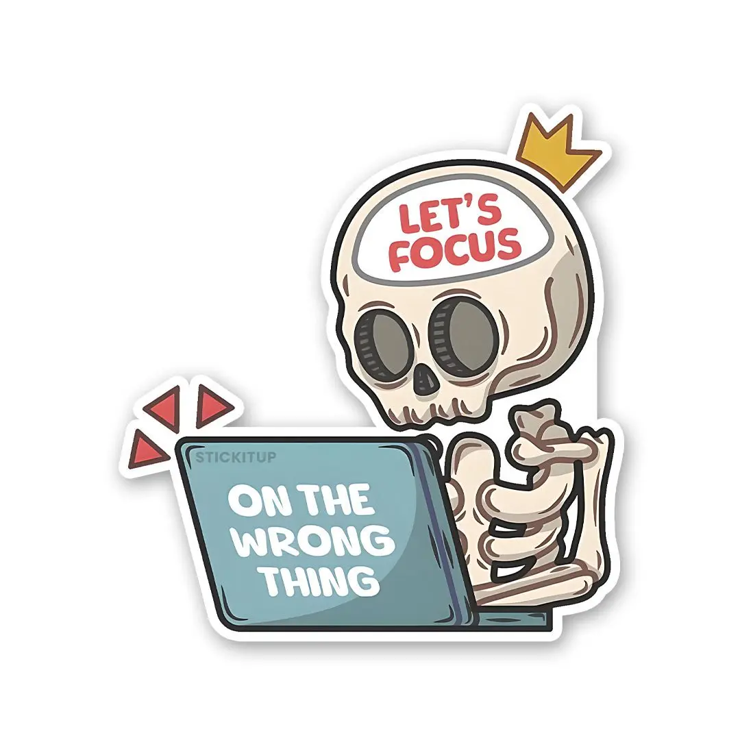 Let's Focus Sticker 1