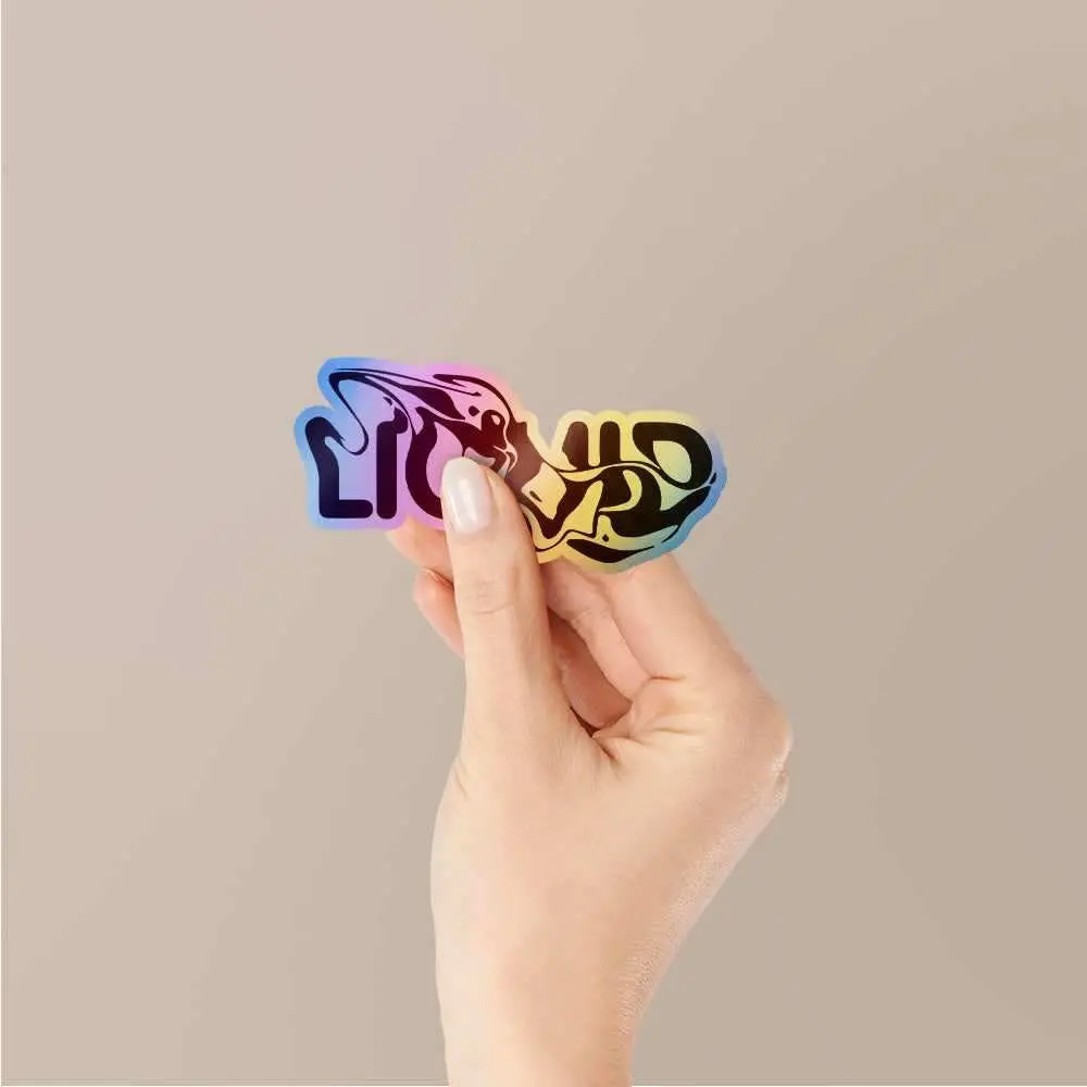 Liquid Holographic Stickers 2