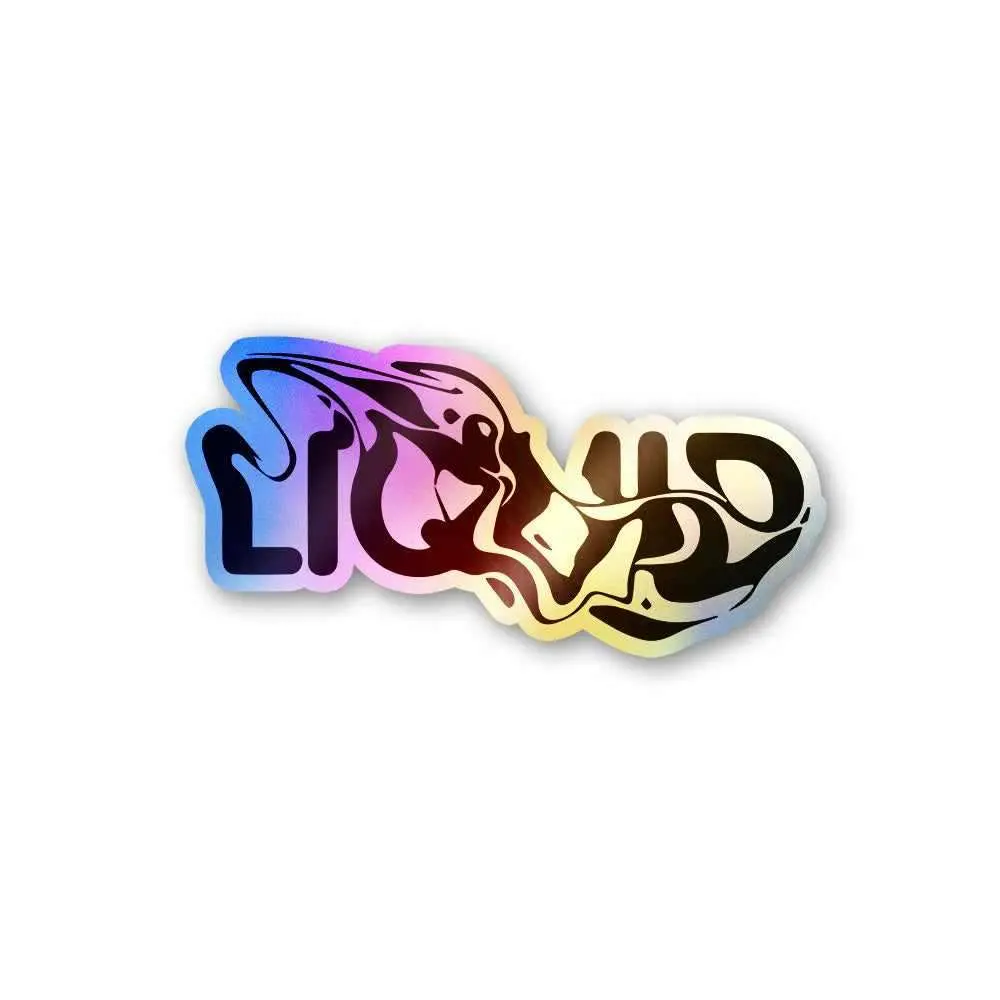 Liquid Holographic Stickers 1