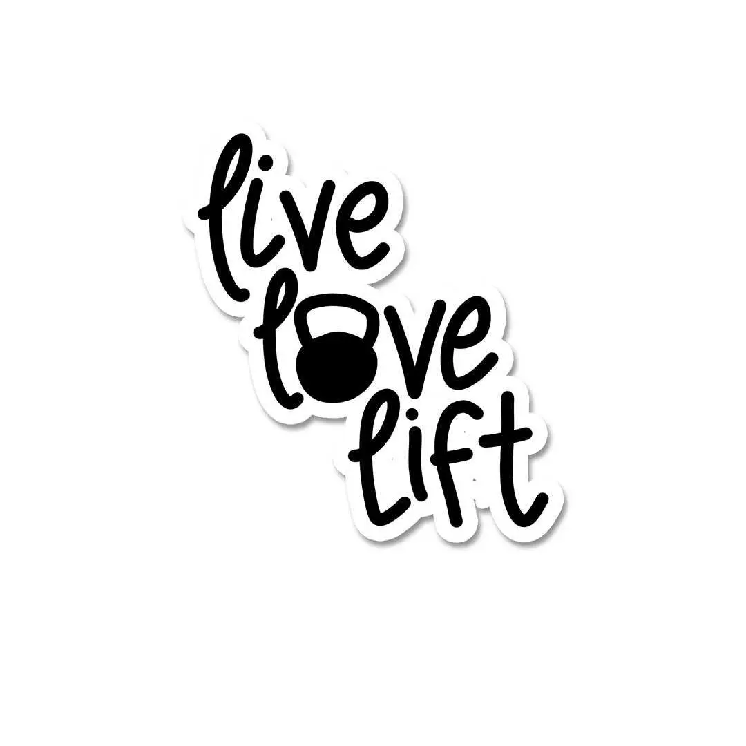 Live Love Lift Sticker 1