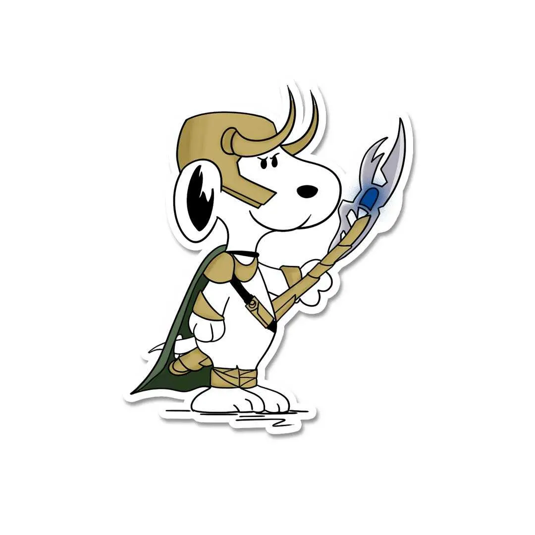 Loki-Dog Sticker 2