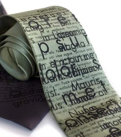 Lorem Ipsum Necktie 1
