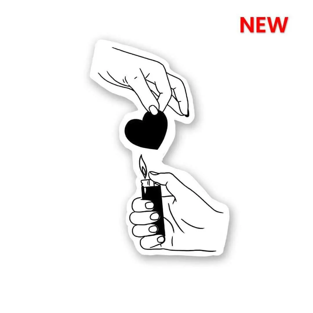 Love Burn Sticker 1