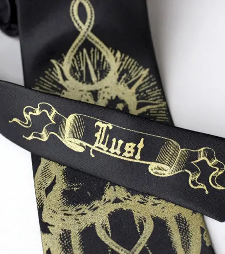 Lust Necktie. 7 Deadly Sins Tie. 1