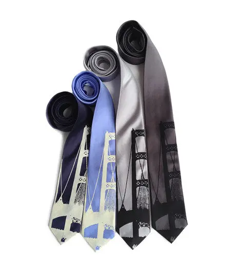 Mackinac Bridge Necktie 1