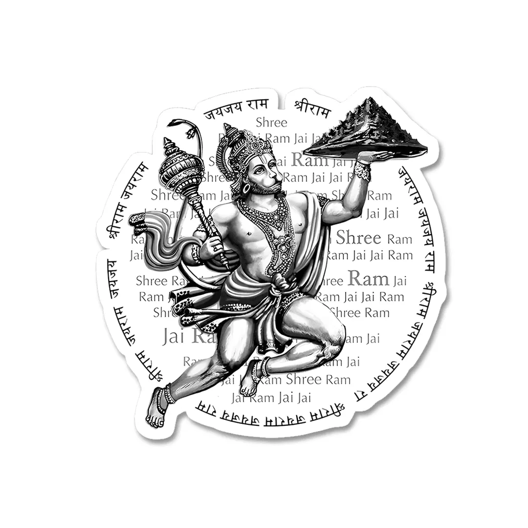 Mahabali Hanuman Sticker 1
