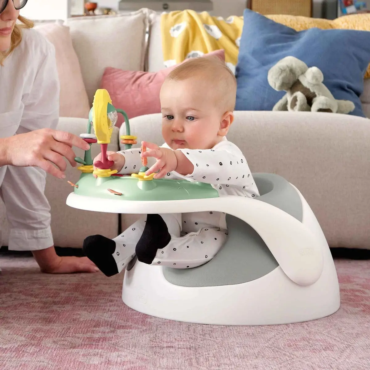 Mamas & Papas Baby Snug Activity With Tray - Pebble 2