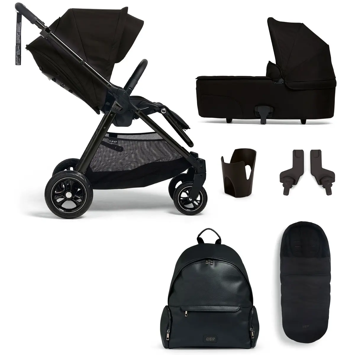 Mamas & Papas Flip Xt³ 6 Piece Essentials Bundle - Ink 1