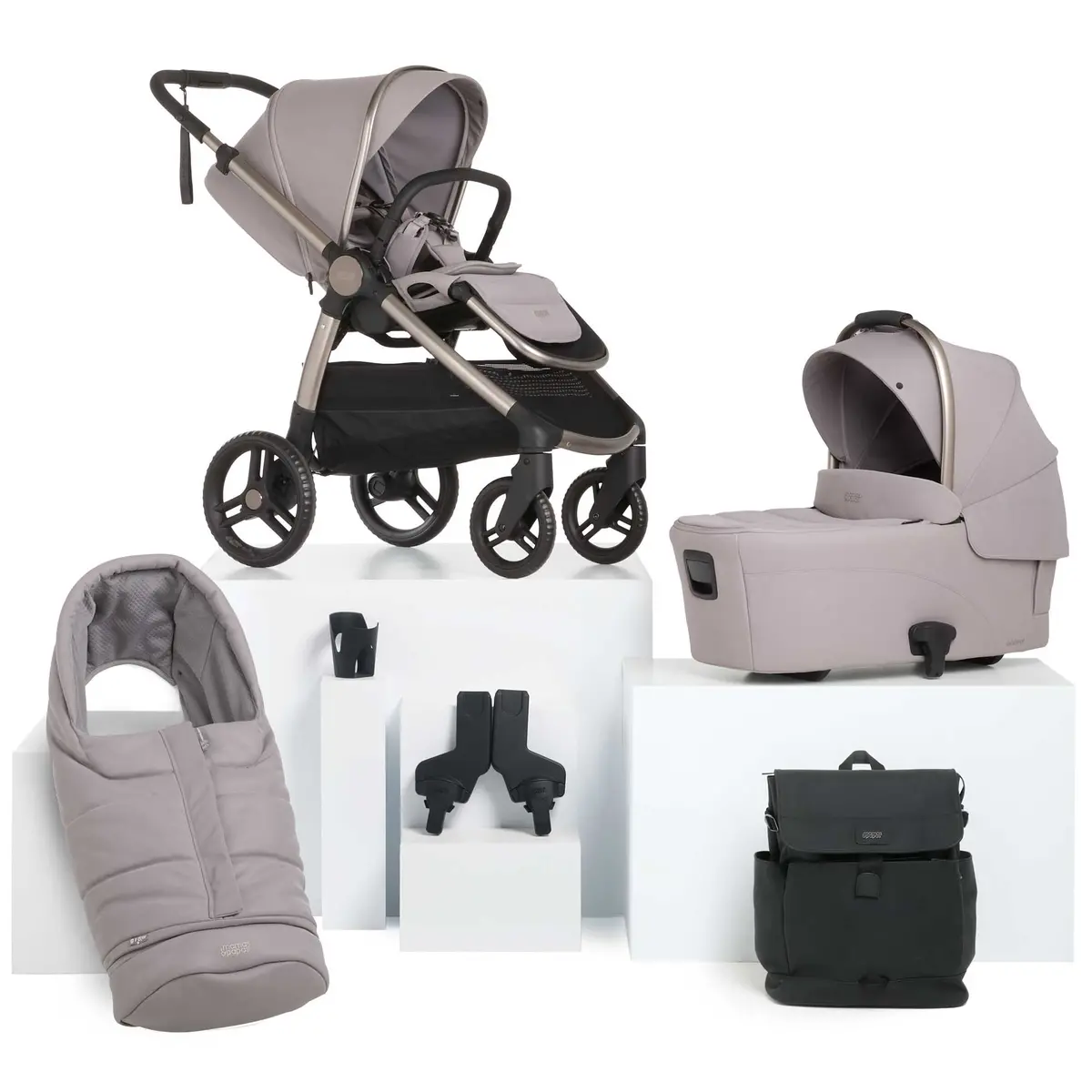 Mamas & Papas Ocarro 2 6-Piece Essential Kit In Moonstone Grey 1
