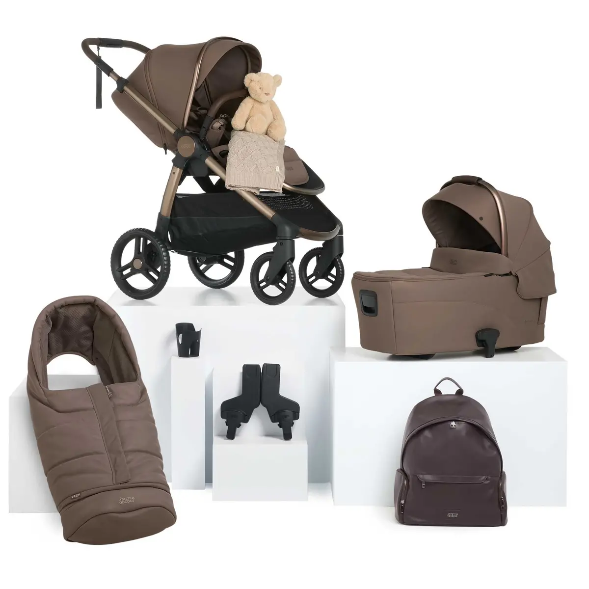 Mamas & Papas Ocarro 2 8-Piece Essential Kit In Crema 1