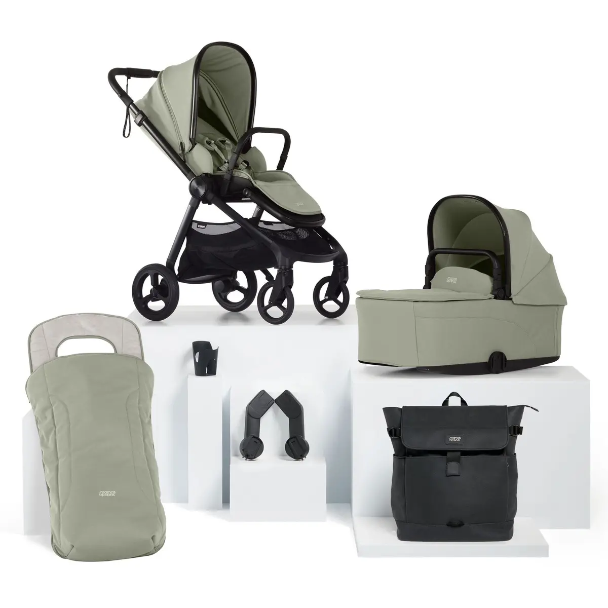 Mamas & Papas Vardo Essential Bundle - Sage 1