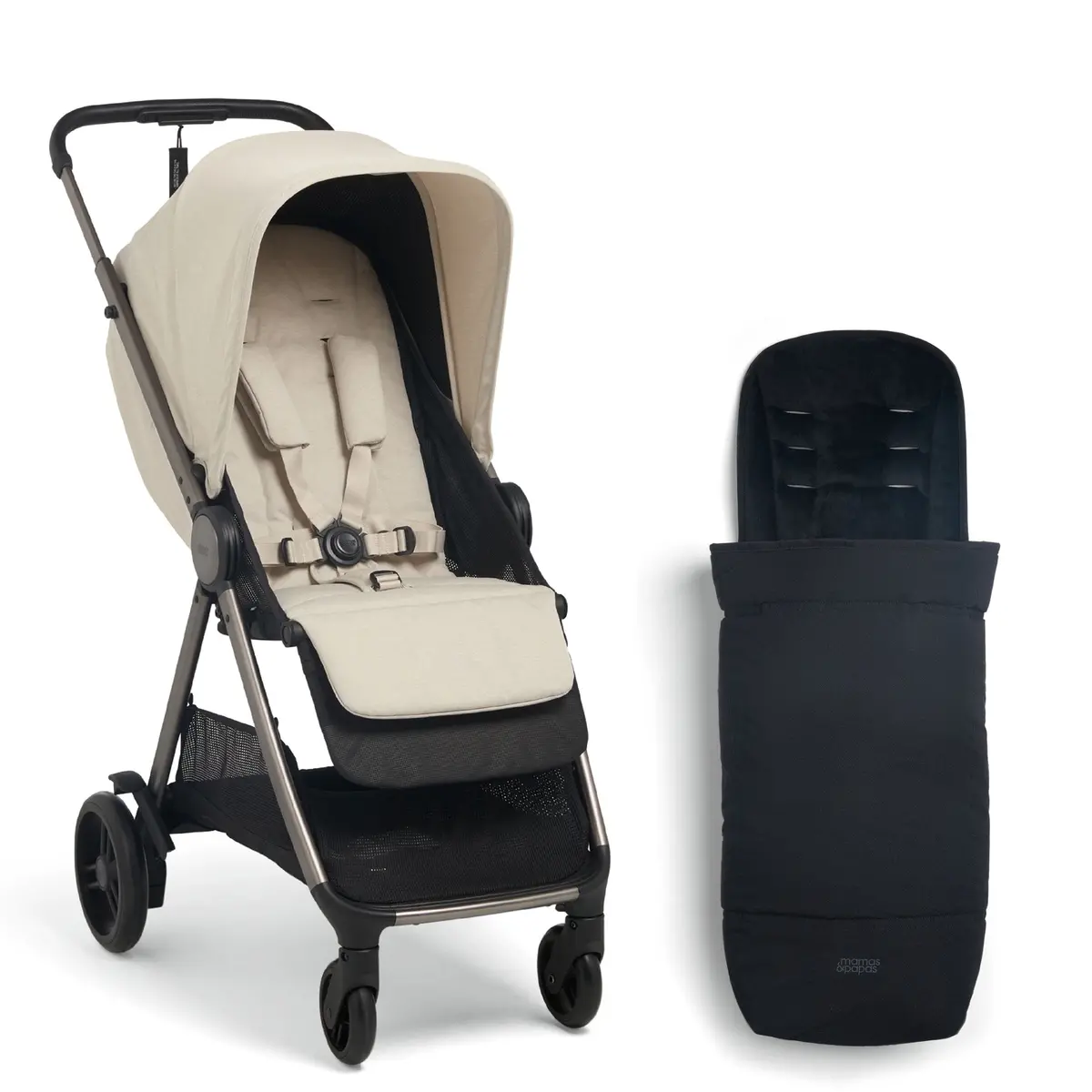 Mamas & Papas Libro Stroller & Footmuff Bundle - Morell 1