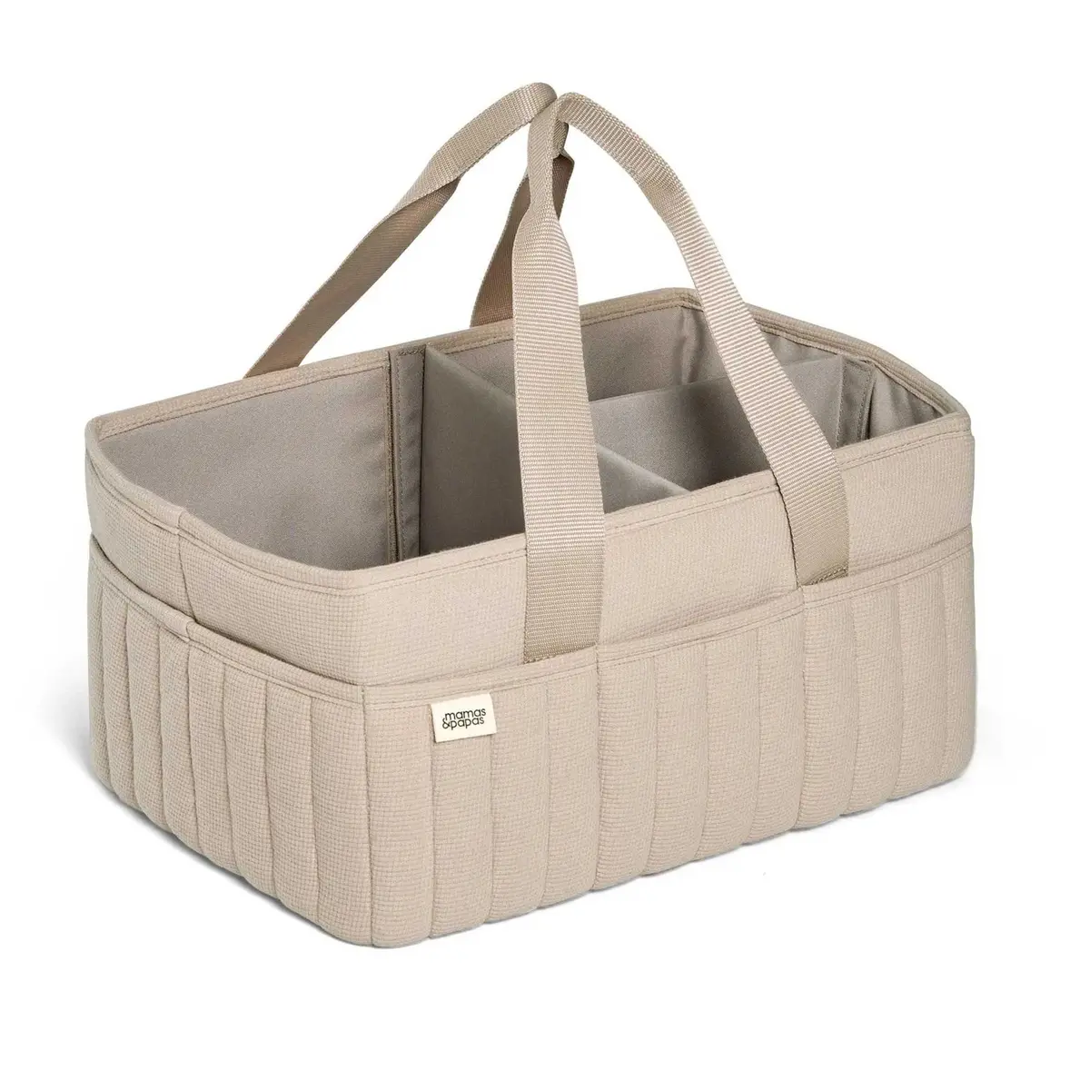 Mamas & Papas Nappy Caddy - Cashmere Waffle 1