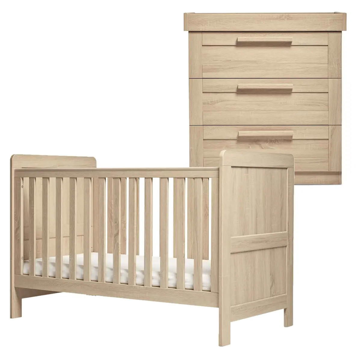 Mamas & Papas Atlas 2 Piece Roomset Light Oak 1