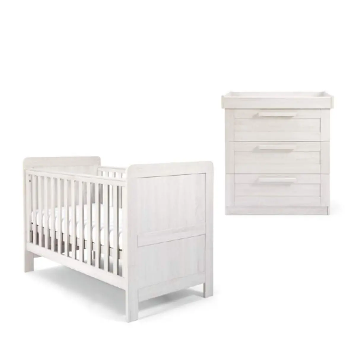 Mamas & Papas Atlas 2 Piece Roomset Nimbus White 1