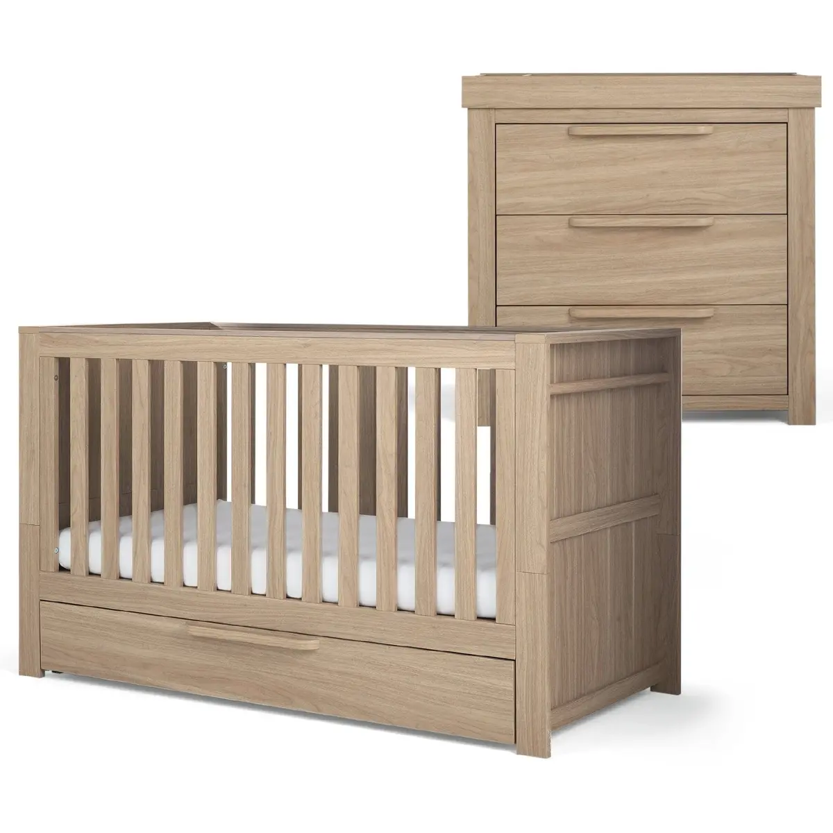 Mamas & Papas Franklin 2 Piece Roomset - Natural Oak 1