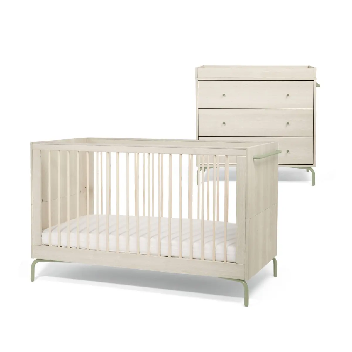 Mamas & Papas Kinlay 2 Piece Roomset - Moss Green 1