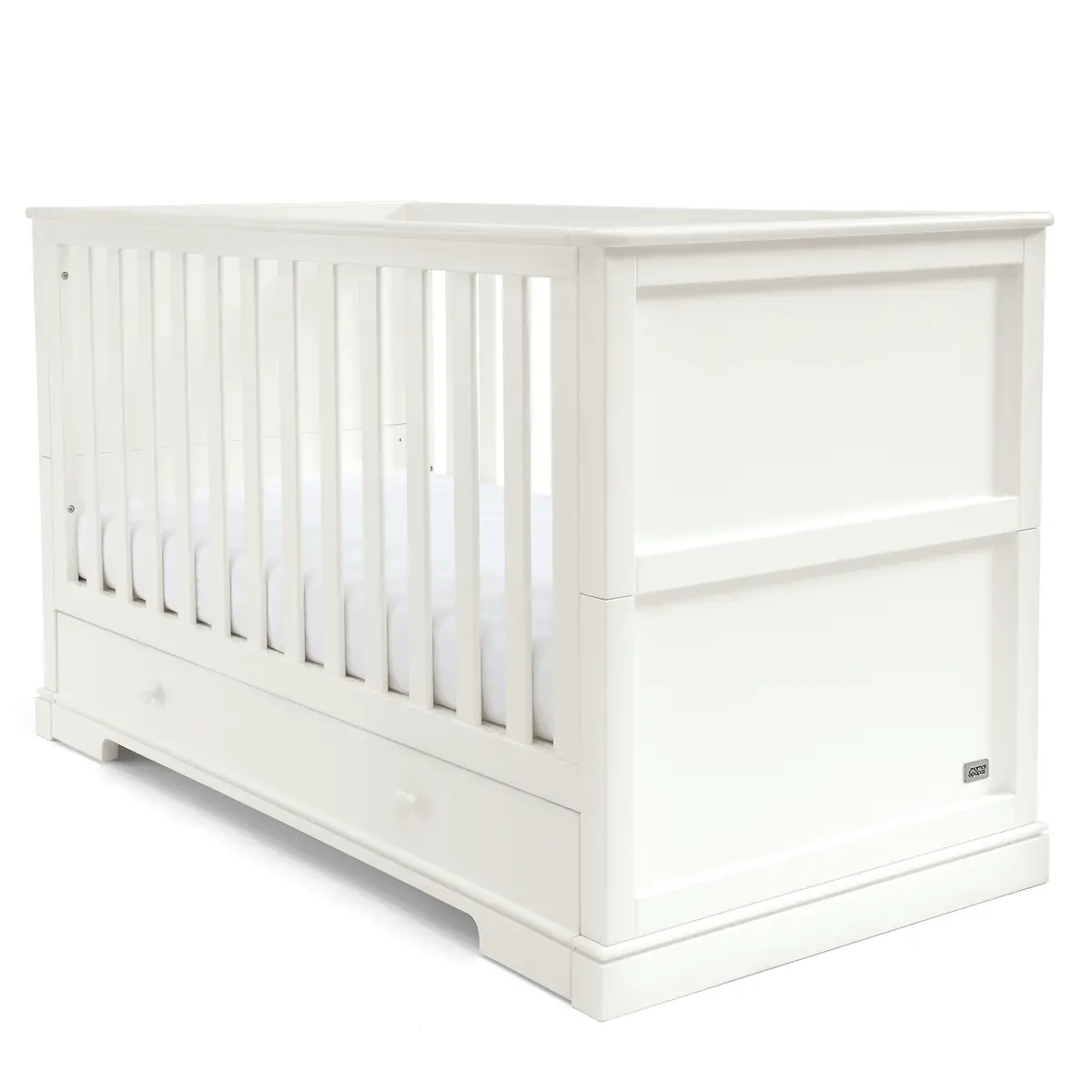 Mamas & Papas Oxford 2 Piece Cot Bed Roomset White 3