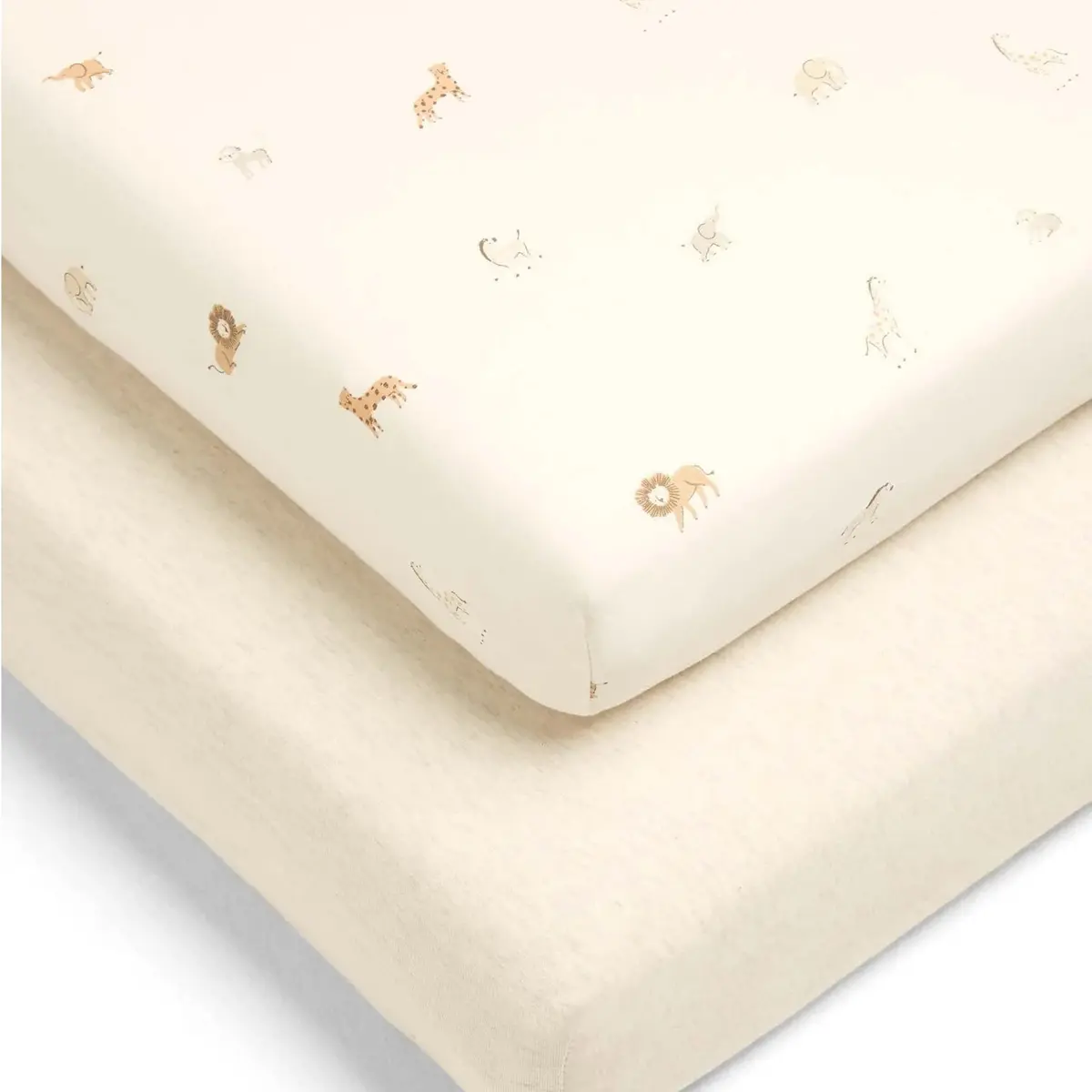 Mamas & Papas Cotbed Fitted Sheets - Born To Be Wild 1