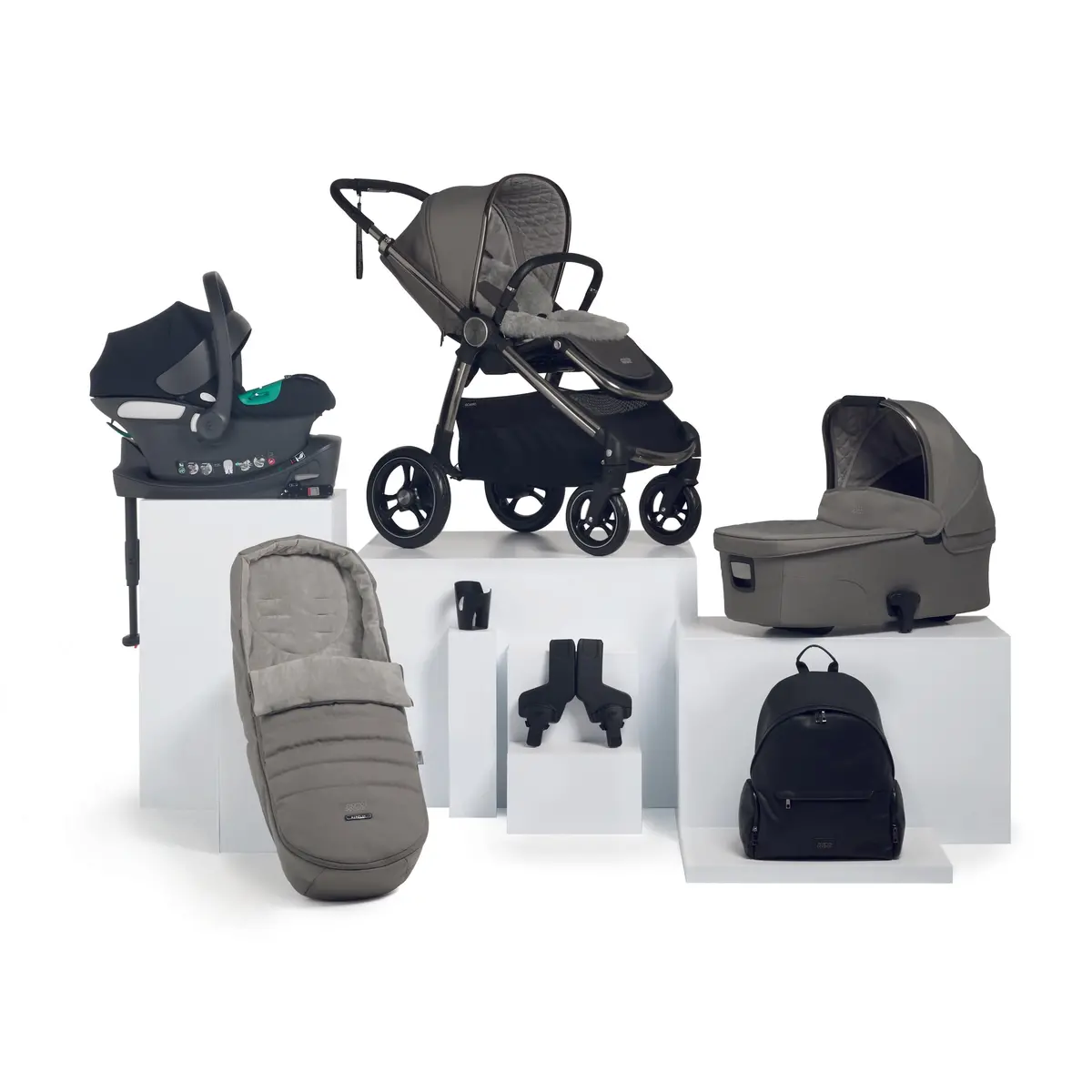Mamas & Papas Ocarro 9 Piece Cybex Travel System In Mercury 1