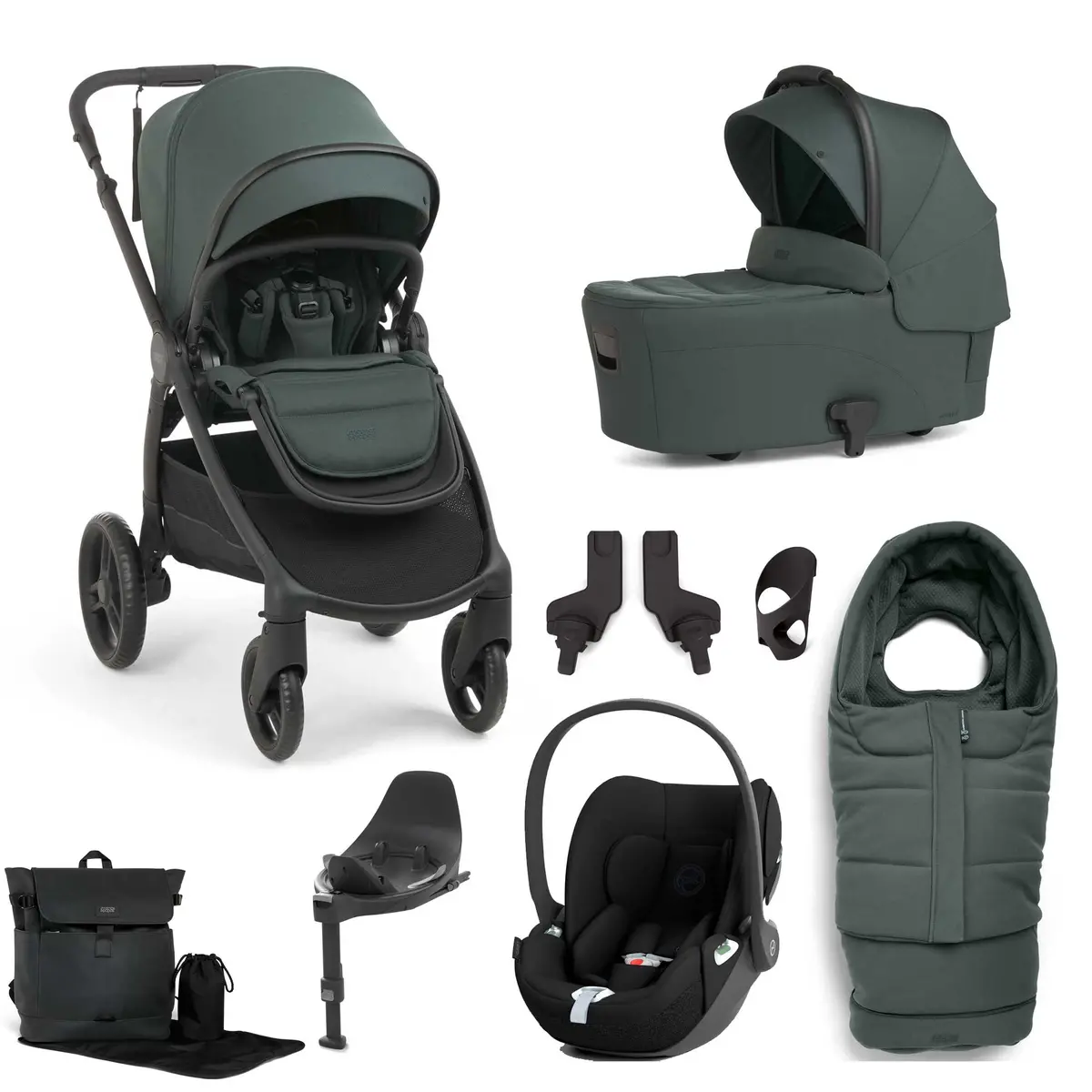 Mamas & Papas Ocarro 2 Complete 8 Piece Cloud T Bundle In Teal 1