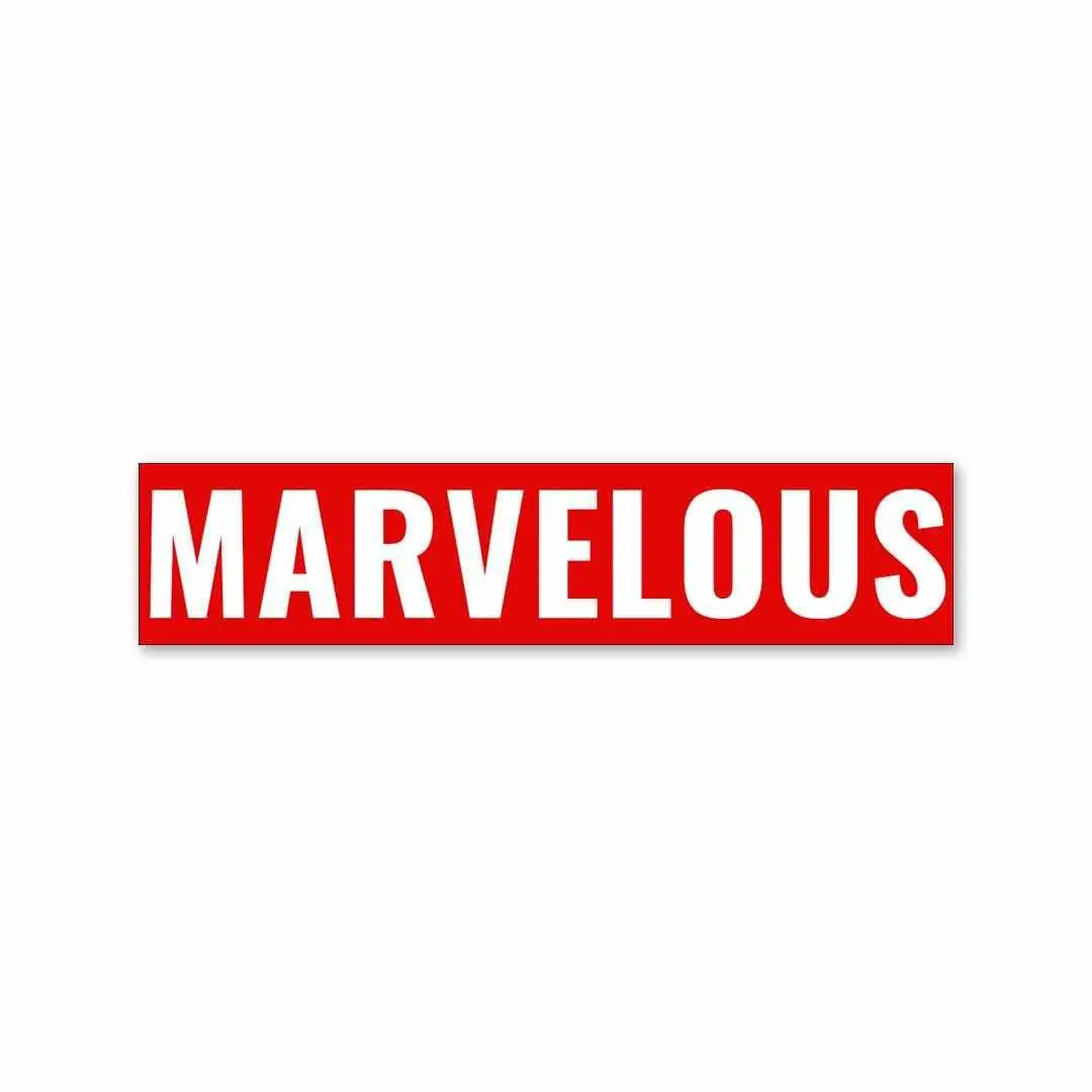 Marvelous Sticker 1