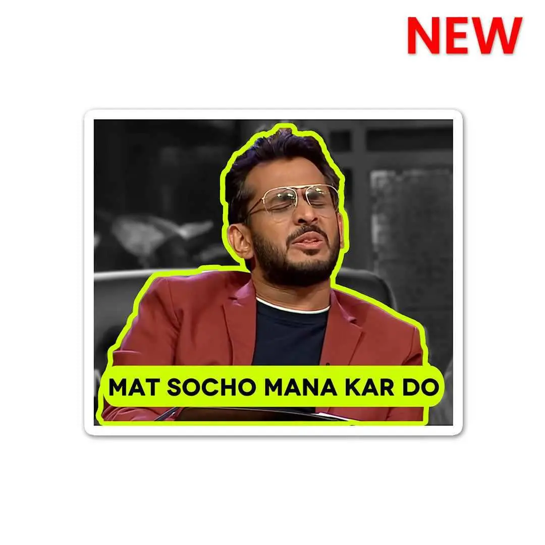 Mat Socho Mana Kar Do Sticker 1