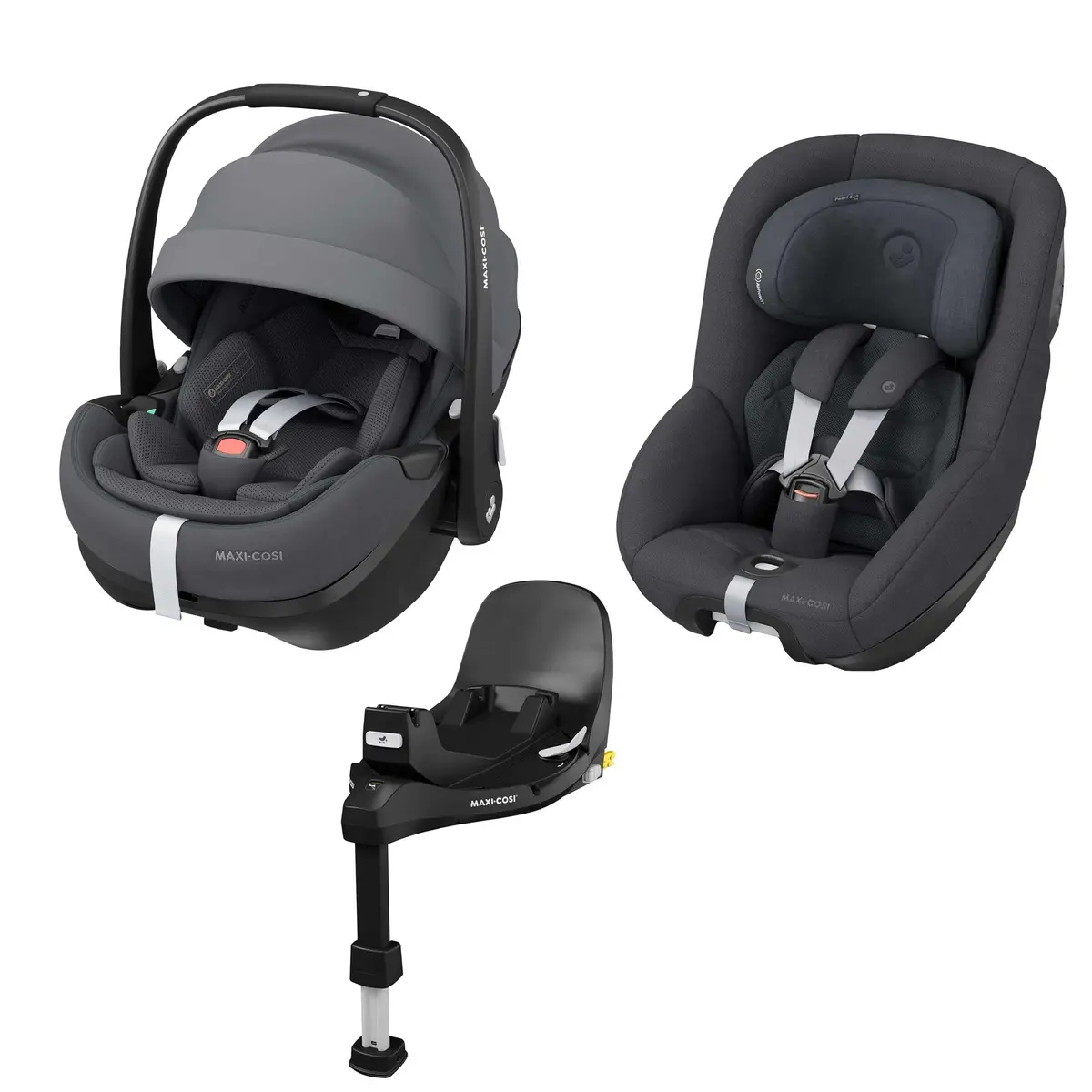 Maxi-Cosi 360 Pro 2 Family Bundle - Twillic Graphite 1