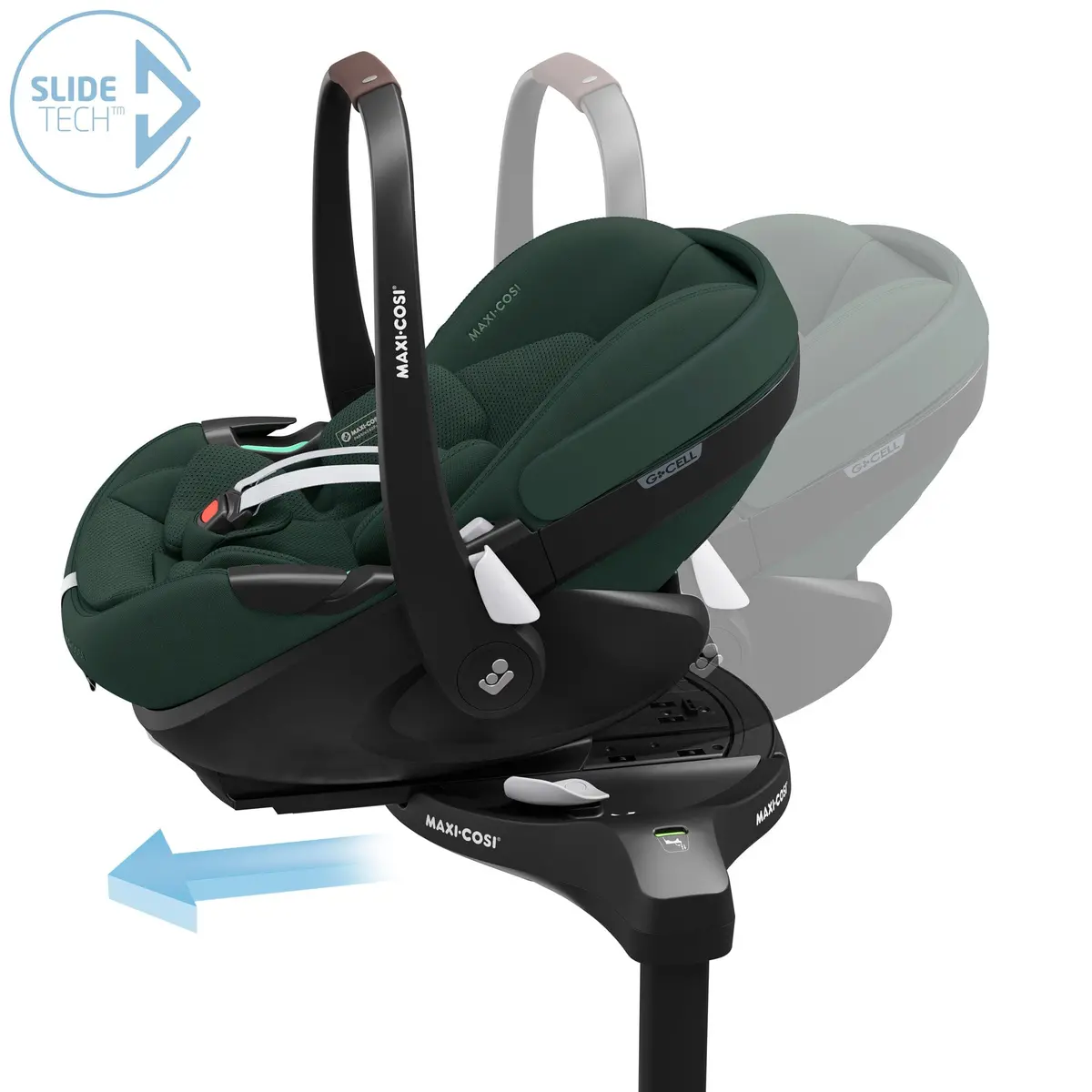 Maxi-Cosi 360 Pro 2 Family Bundle - Twillic Green 2