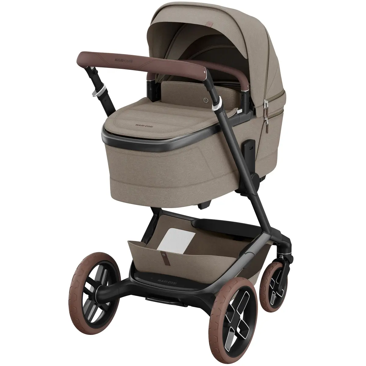 Maxi-Cosi Fame 9 Piece Emerald 360 Pro 2 Bundle In Twillic Truffle (Brown Wheels) 2
