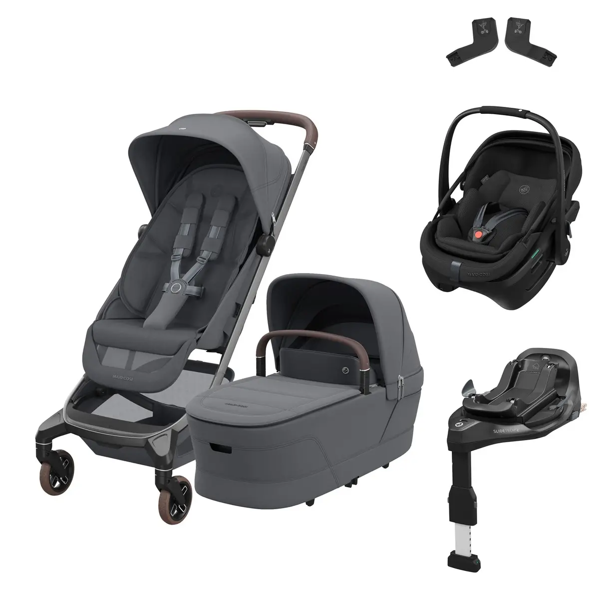 Maxi-Cosi Fame Cabin Zero G Bundle - Moon Graphite 1