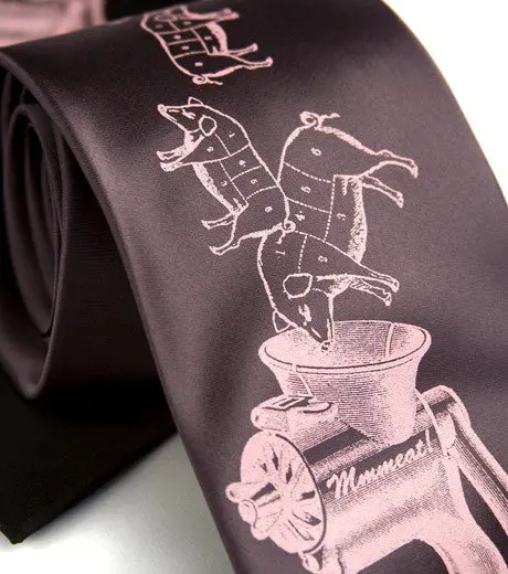 Meatgrinder Silk Necktie 1