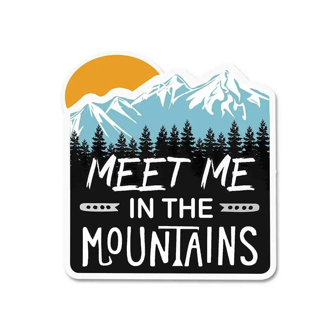 Meet Me In The Mountains Sticker 2
