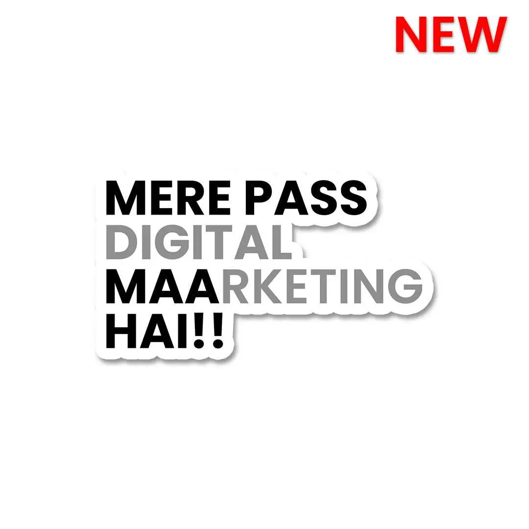 Mere Pass Maa Hai Sticker 1