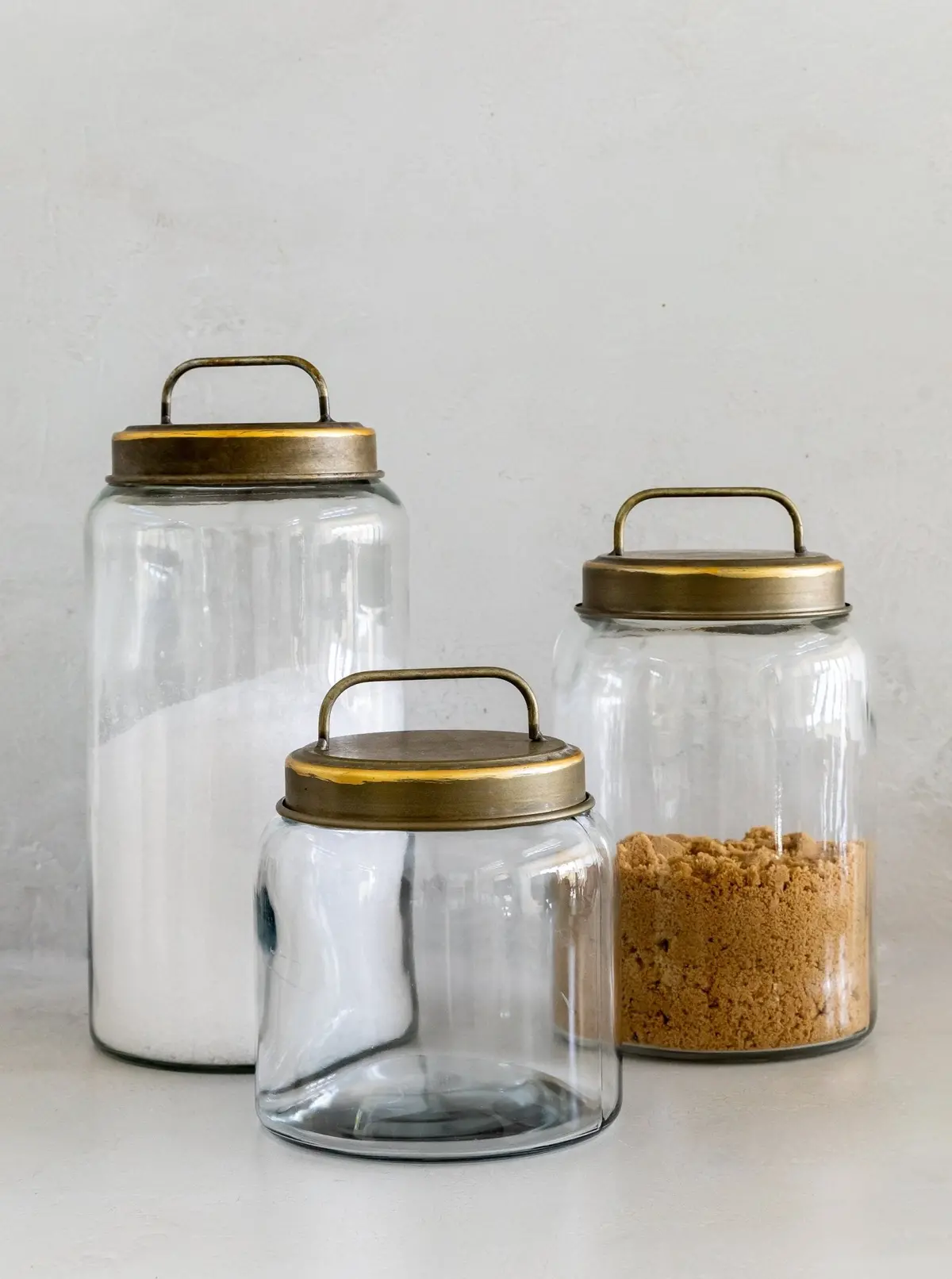 Metal Lidded Canisters 1