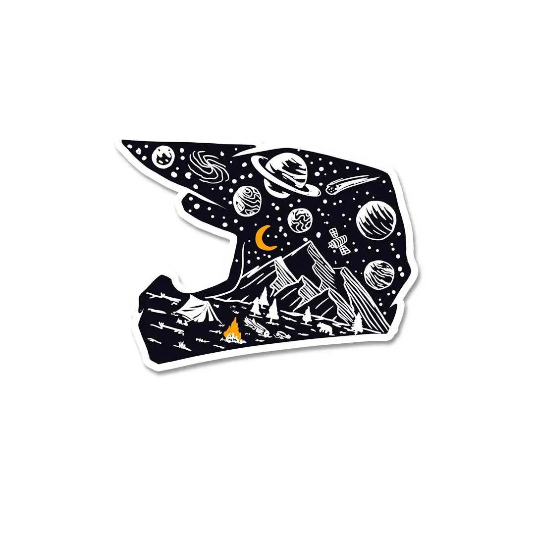 Midnight Helmet Sticker 2