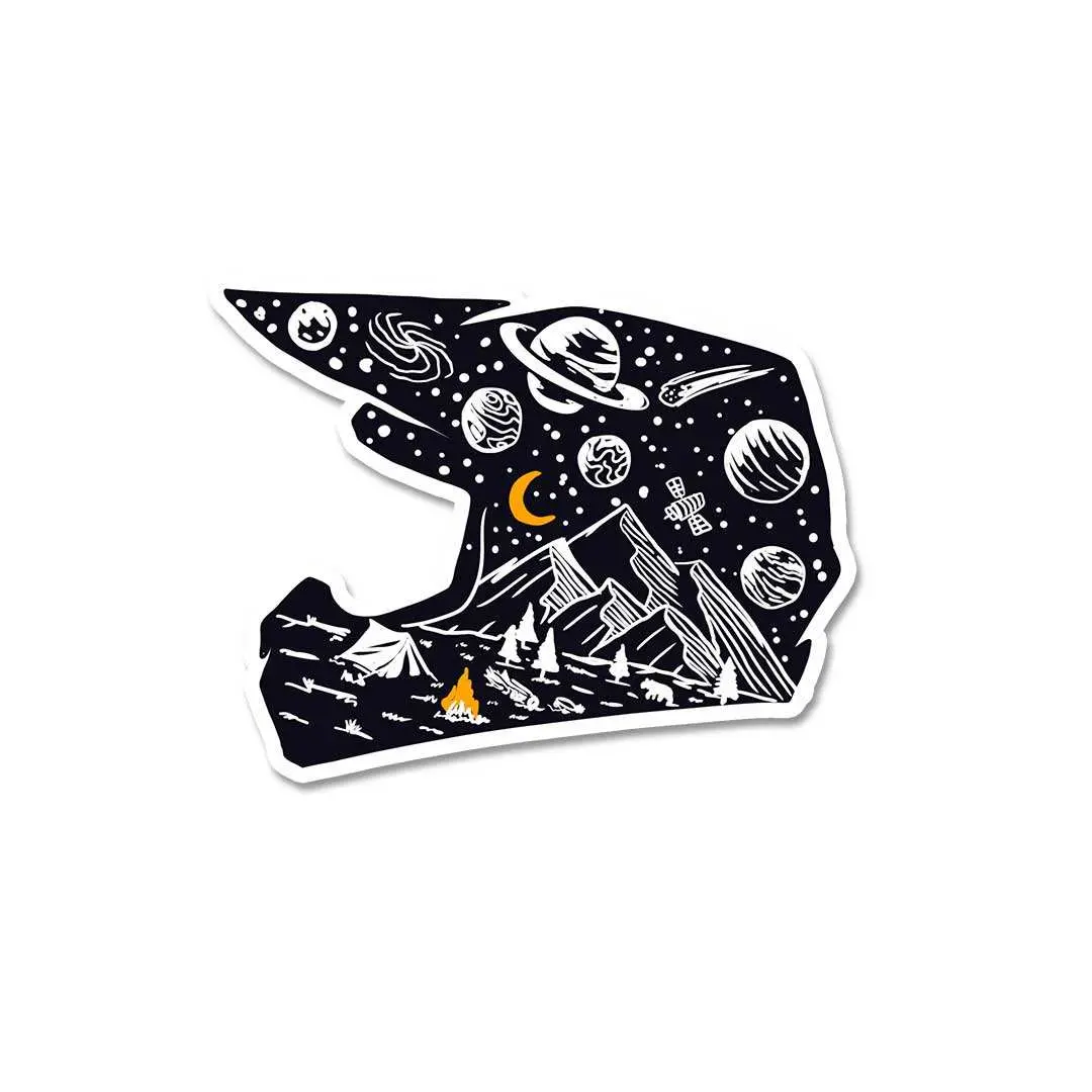 Midnight Helmet Sticker 1