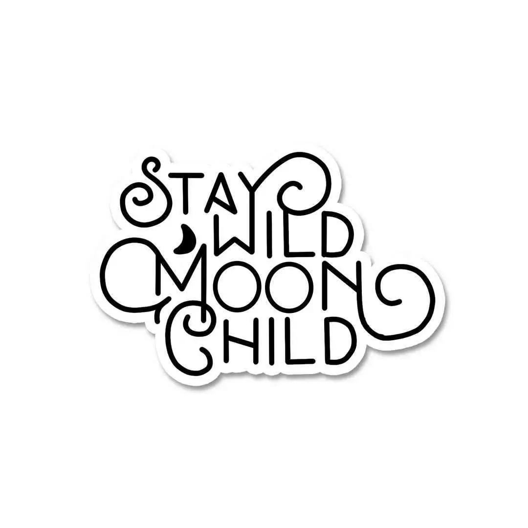Moon Child Sticker 2