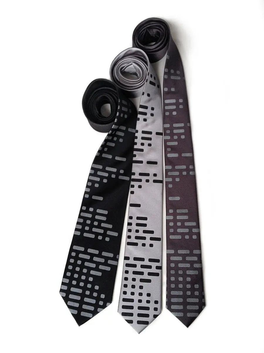 Morse Code Necktie. 1