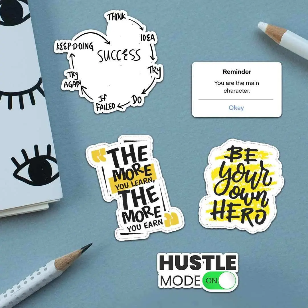 Motivation Sticker Pack [5 Sticker] 1
